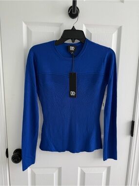 DO BY DEE OCLEPPO Rib Sweater In Sodalite Blue